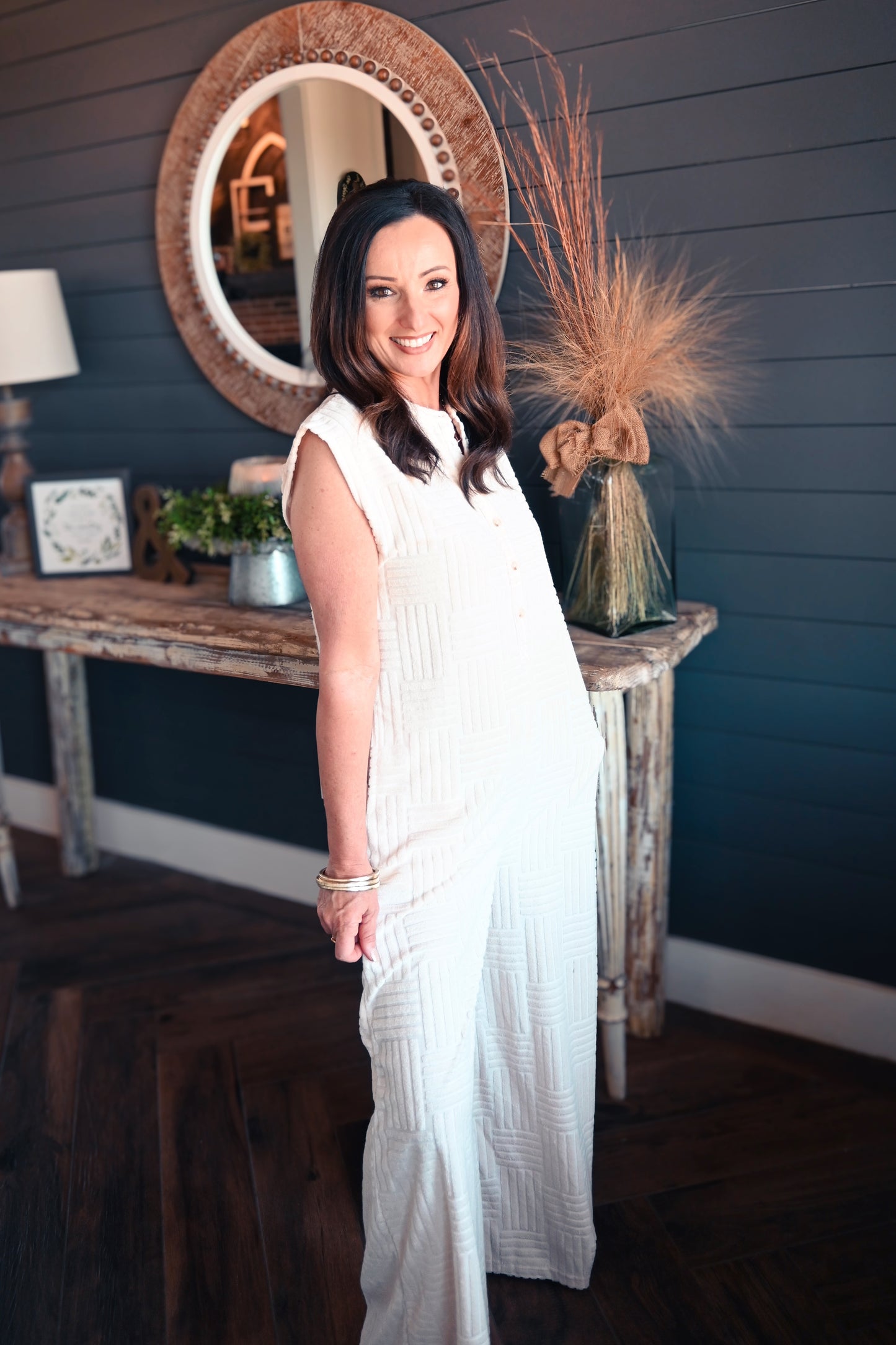 Mackie Textured Terry Jumpsuit