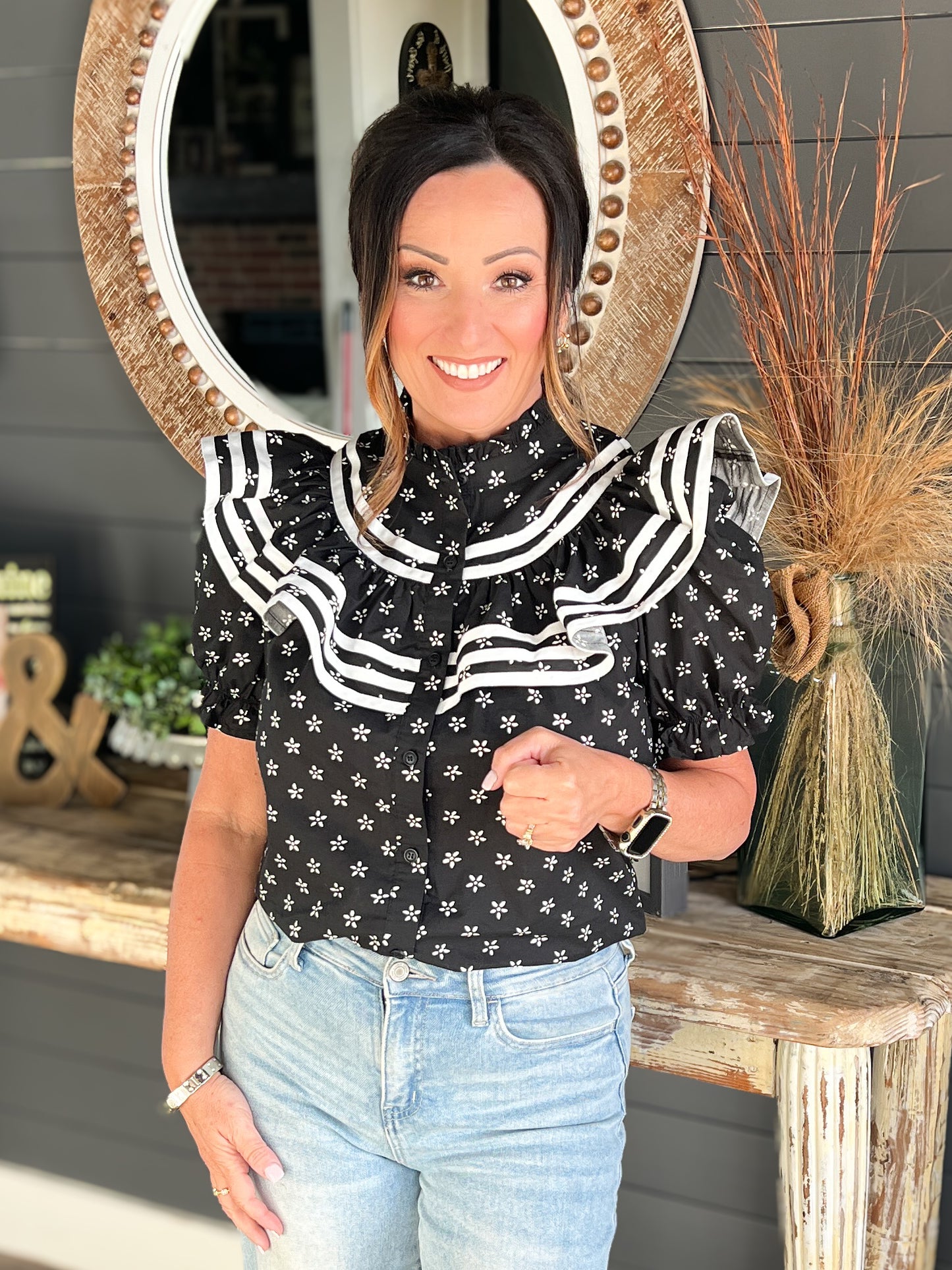 Emma Ruffle Top