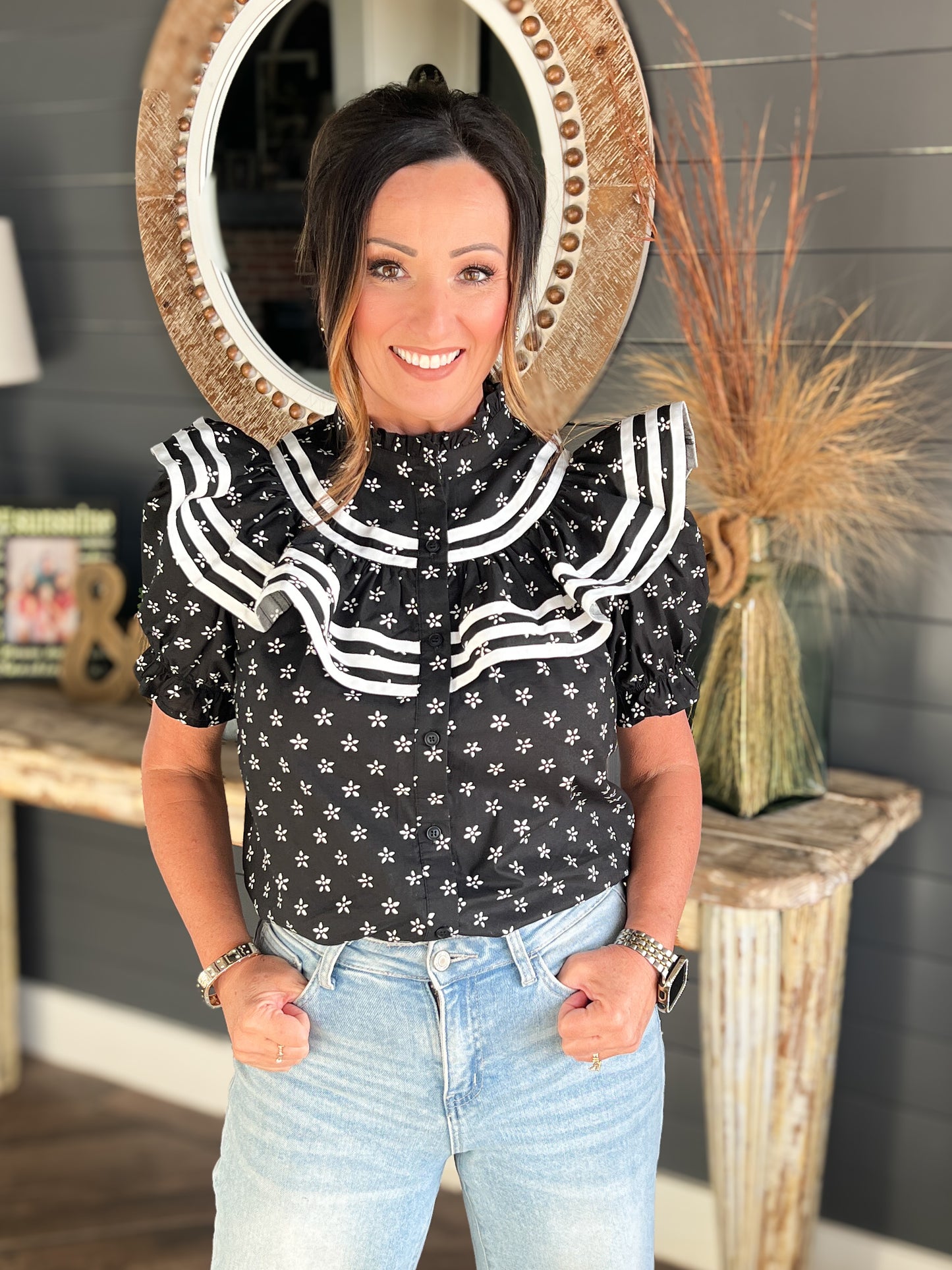 Emma Ruffle Top