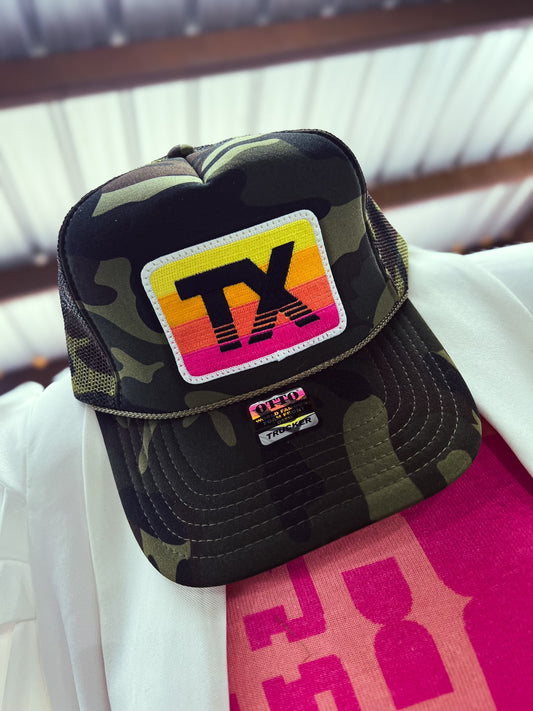 TX Camo Trucker