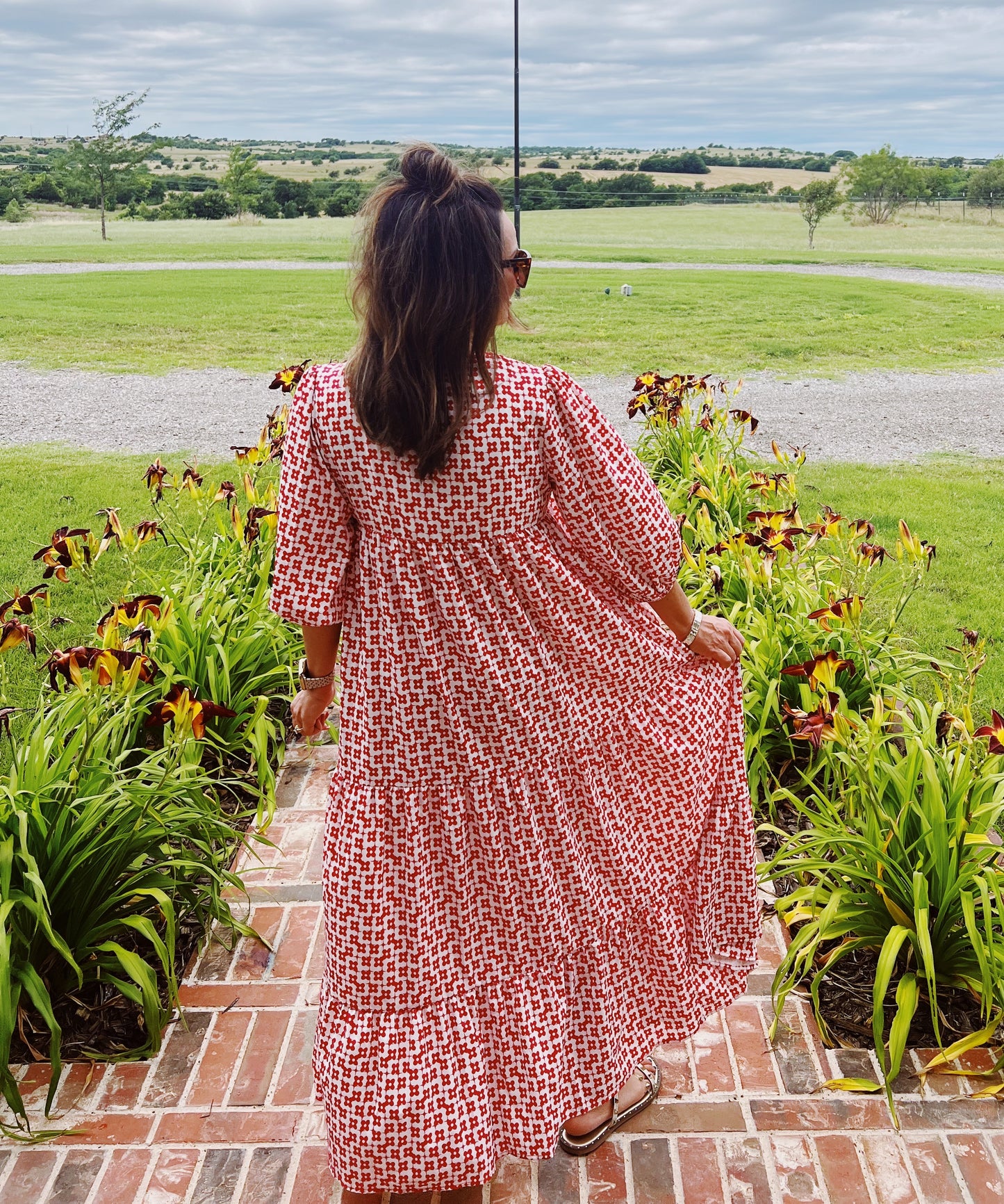 Heidi Red Maxi Dress