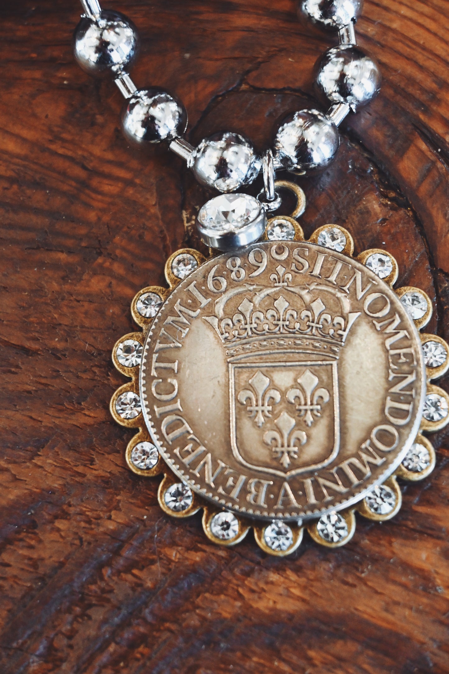 Vintage Coin Necklace (France)