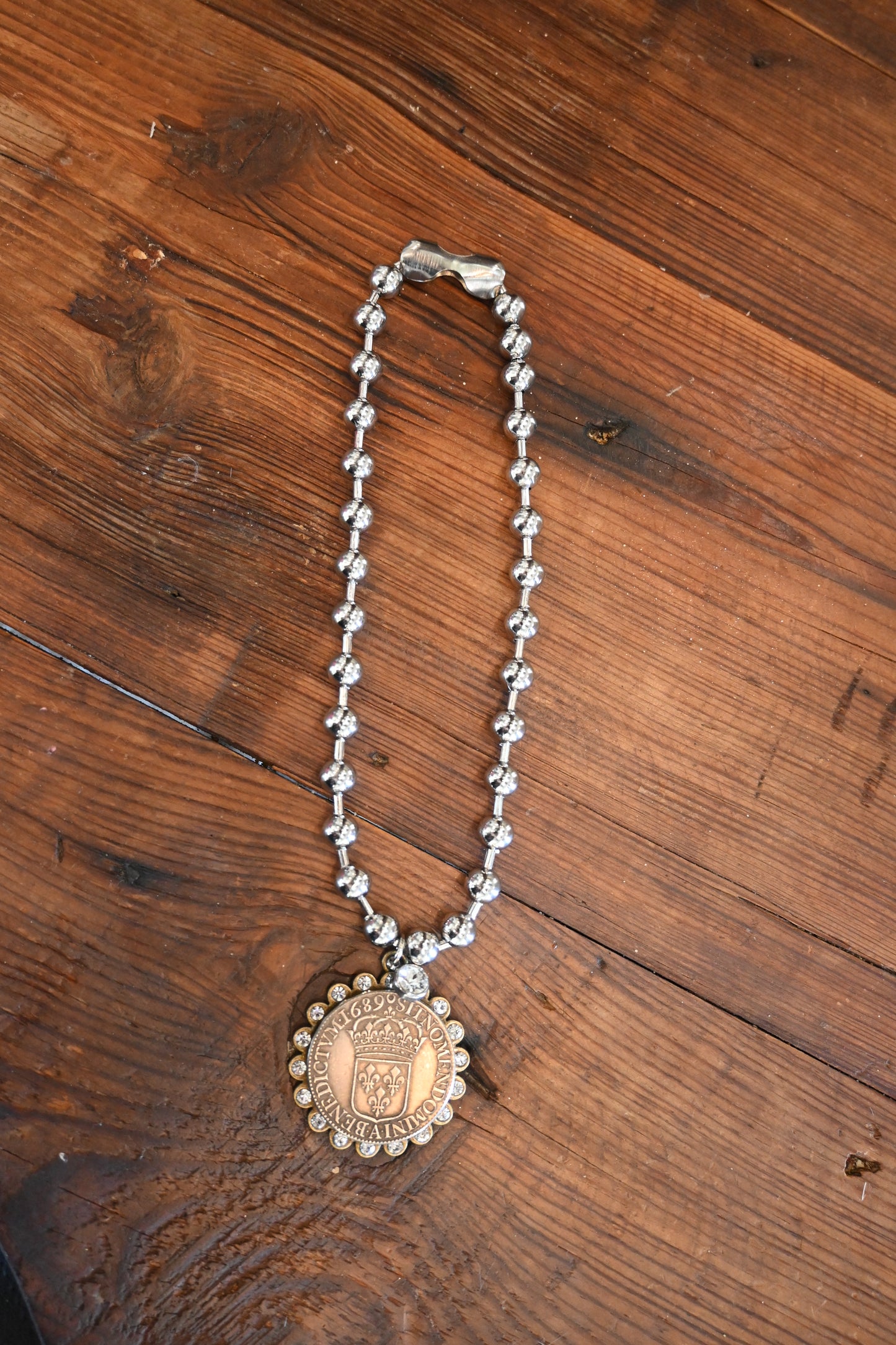 Vintage Coin Necklace (France)