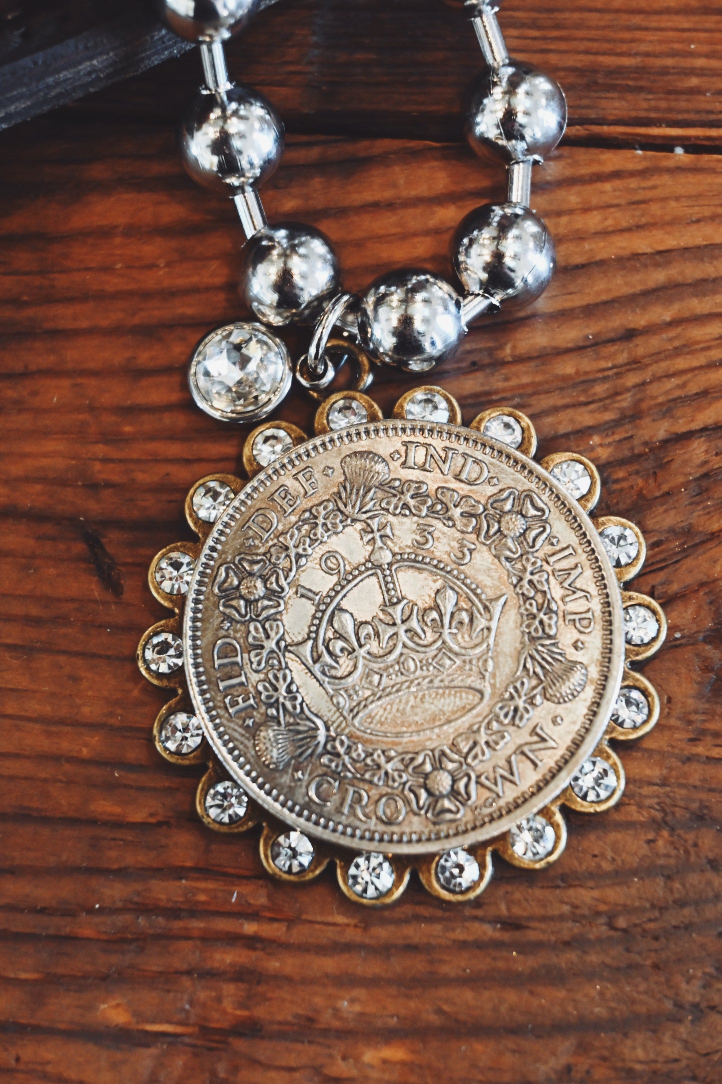 Vintage Coin Necklace (UK)