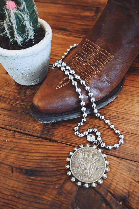 Vintage Coin Necklace (Netherlands)