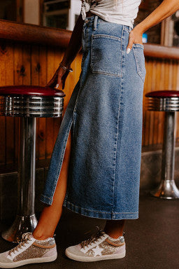 Delta Dawn Denim Skirt