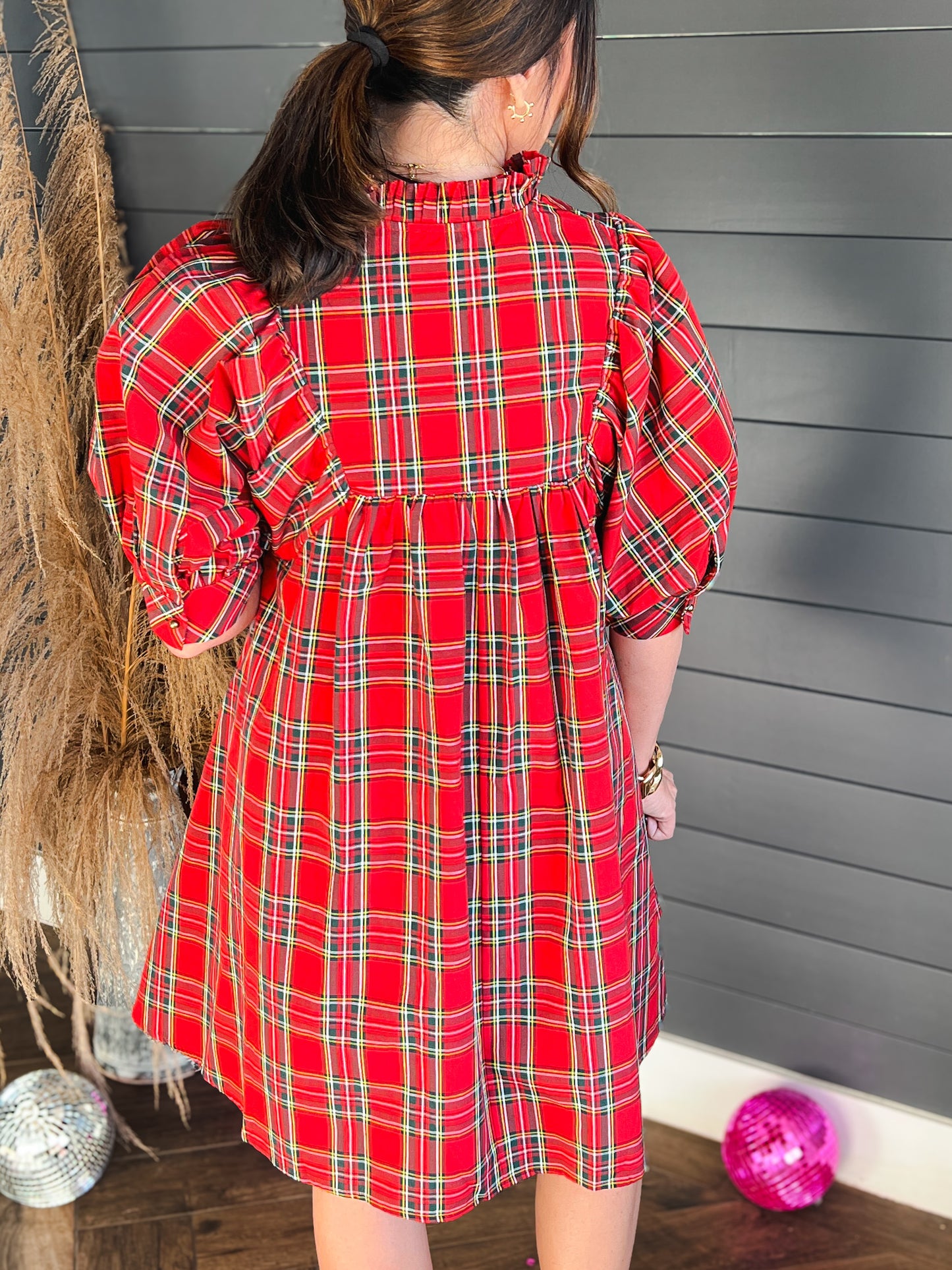 Pretty In Plaid Dress