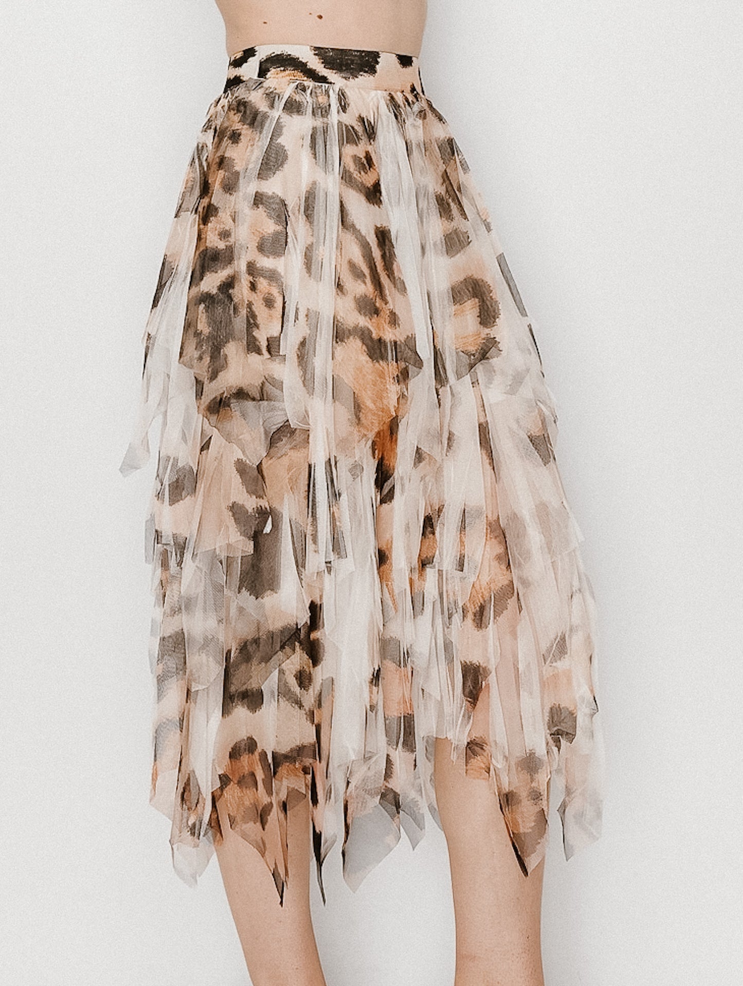 Lampasas Leopard Skirt