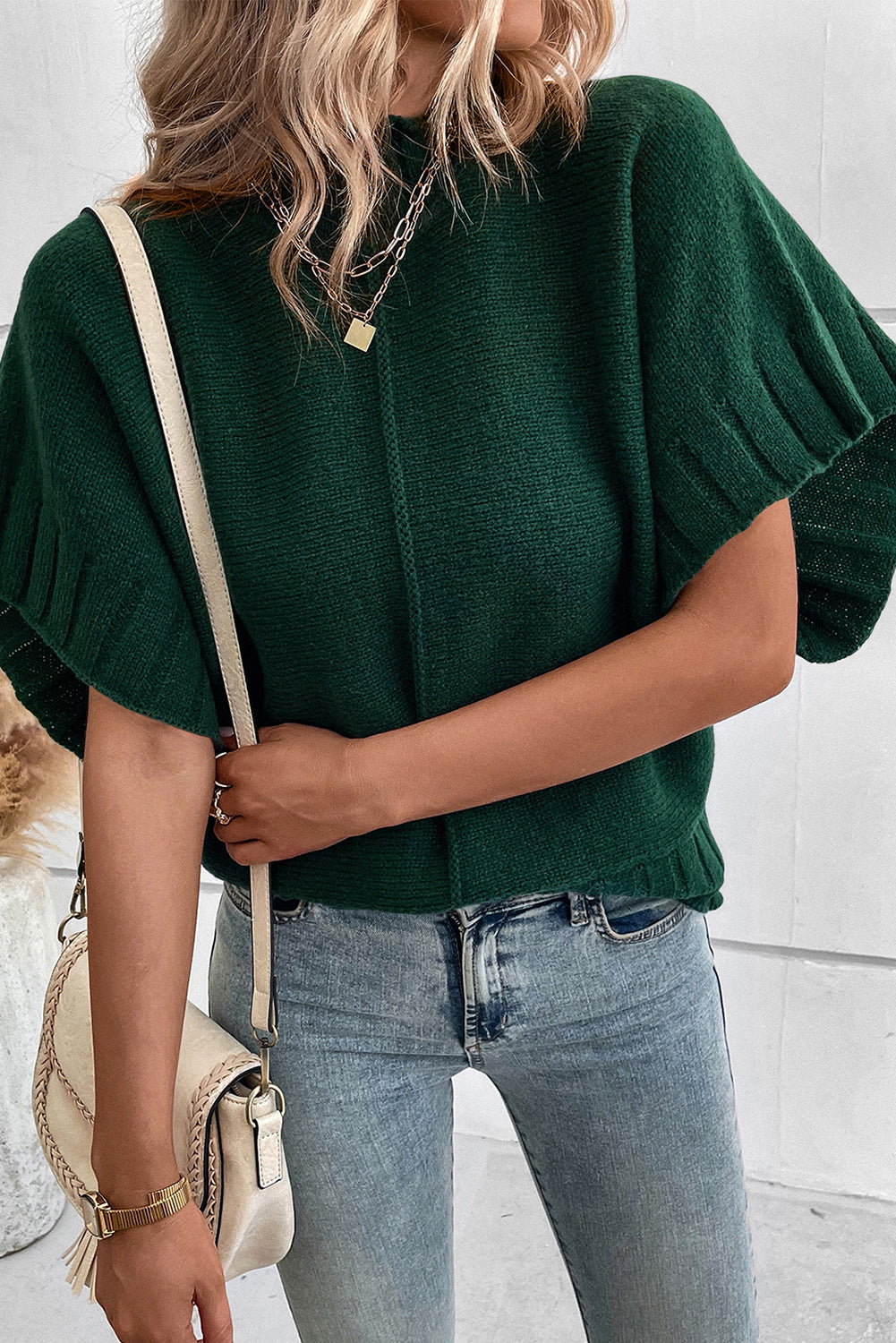 Saylor Emerald Green Sweater