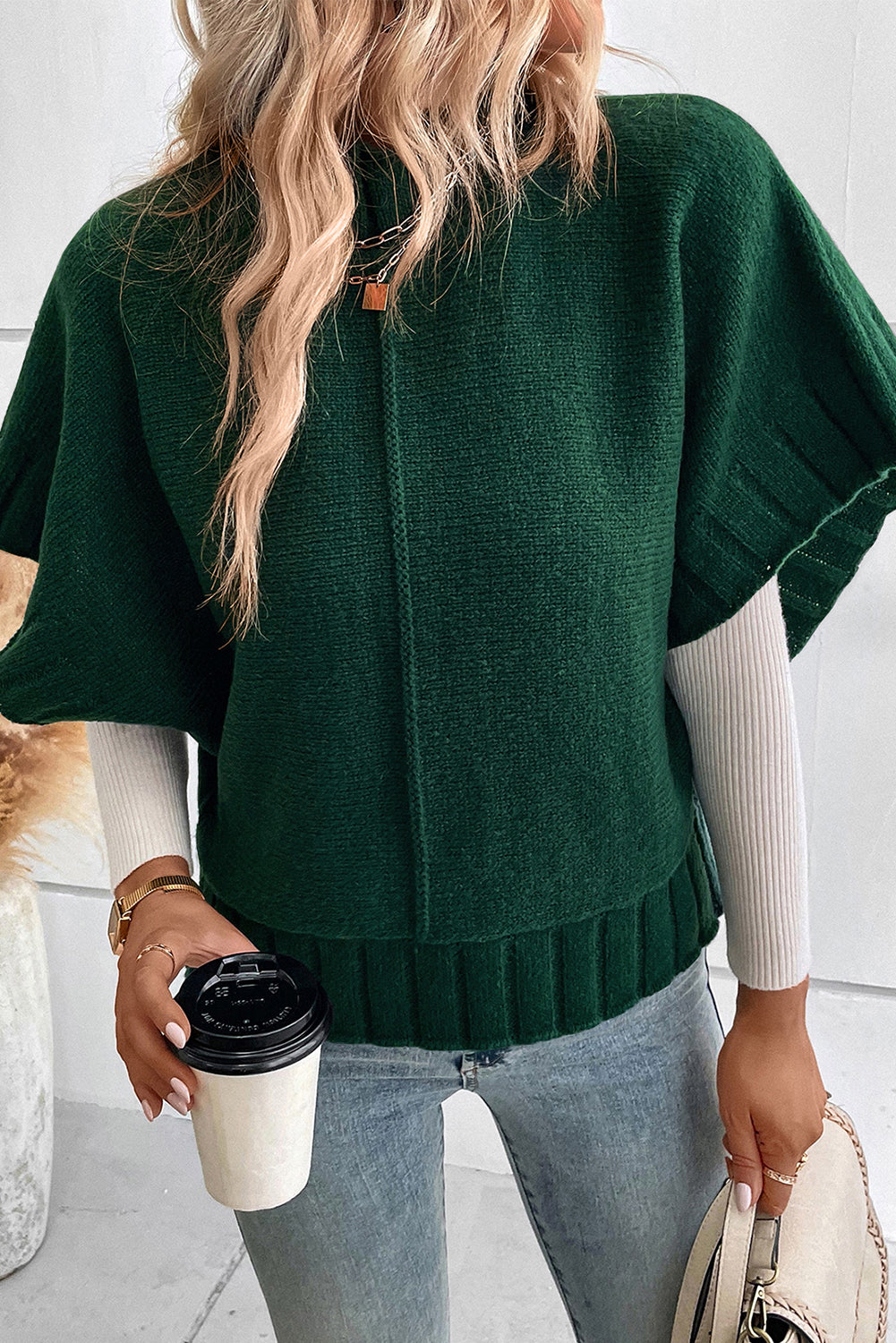 Saylor Emerald Green Sweater