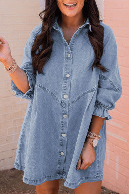 Maely Denim Mini Dress