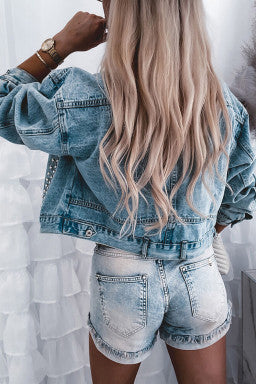 Jessa Studded Denim Jacket