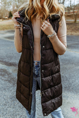 Shelby Long Puffer Vest