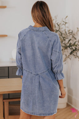 Maely Denim Mini Dress