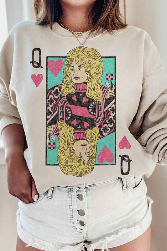 Dolly Queen Of Hearts Sweatshirt