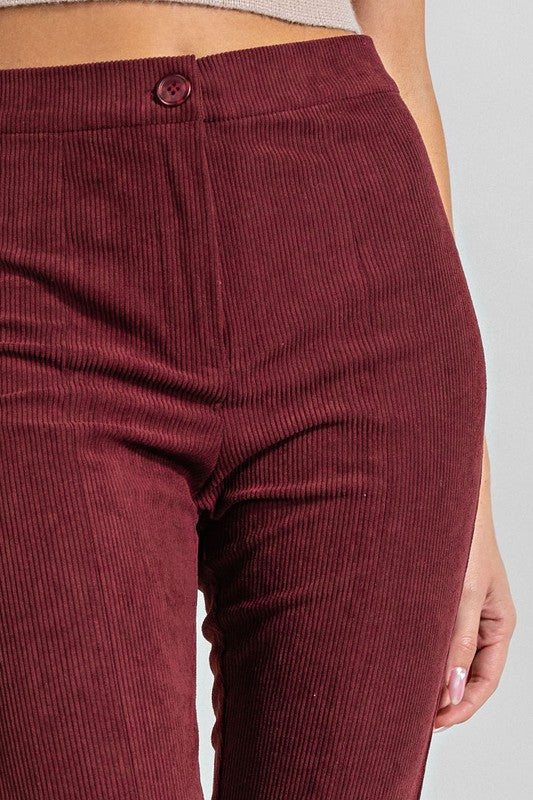 Merlot Corduroy Pants