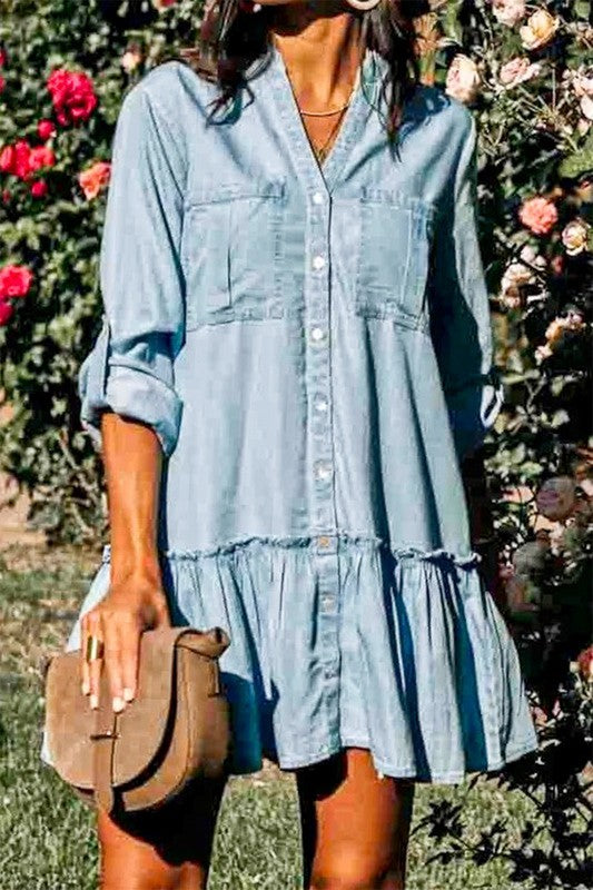 Chambray Dress